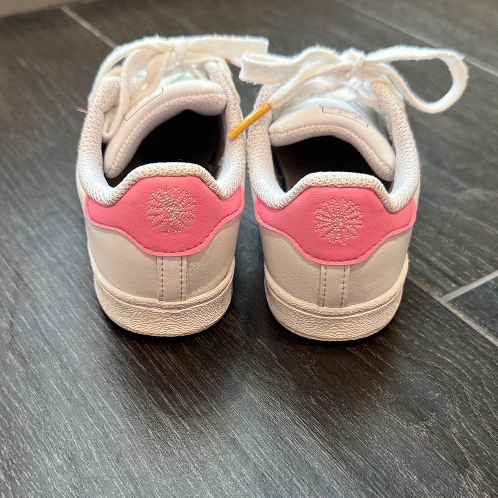 Adidas Kids Sneakers in White and Pink - Picture 2 of 3